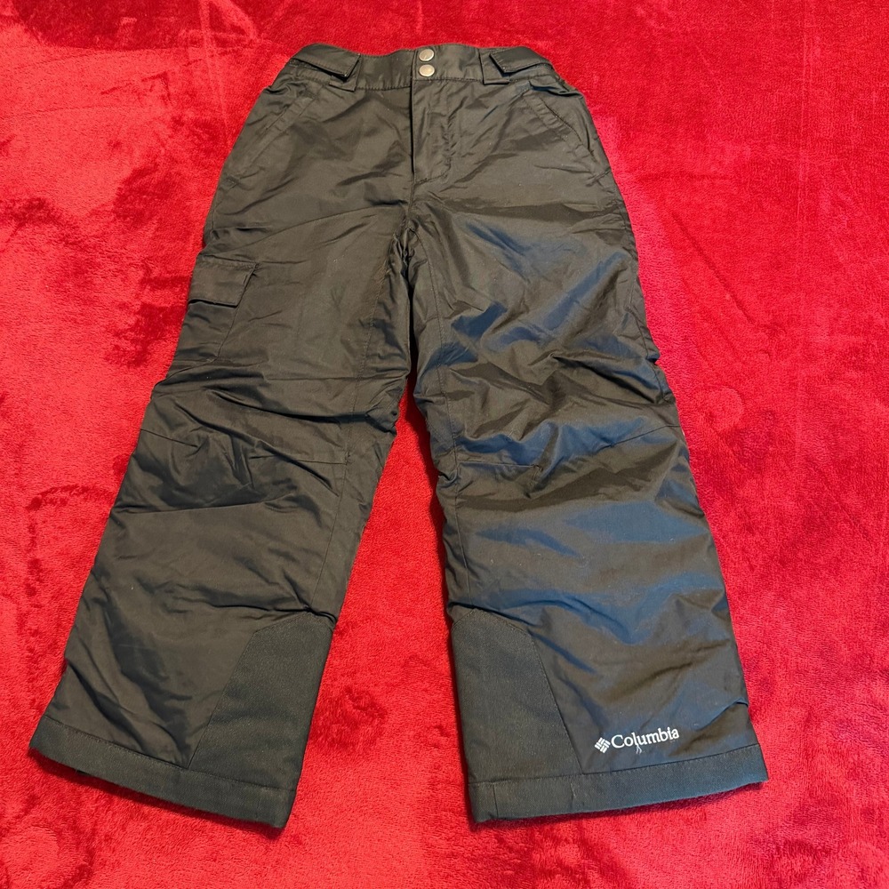 Columbia Kids Omni-Heat Snow Pants Black OutGrown Insulated Winter XS 6/6X